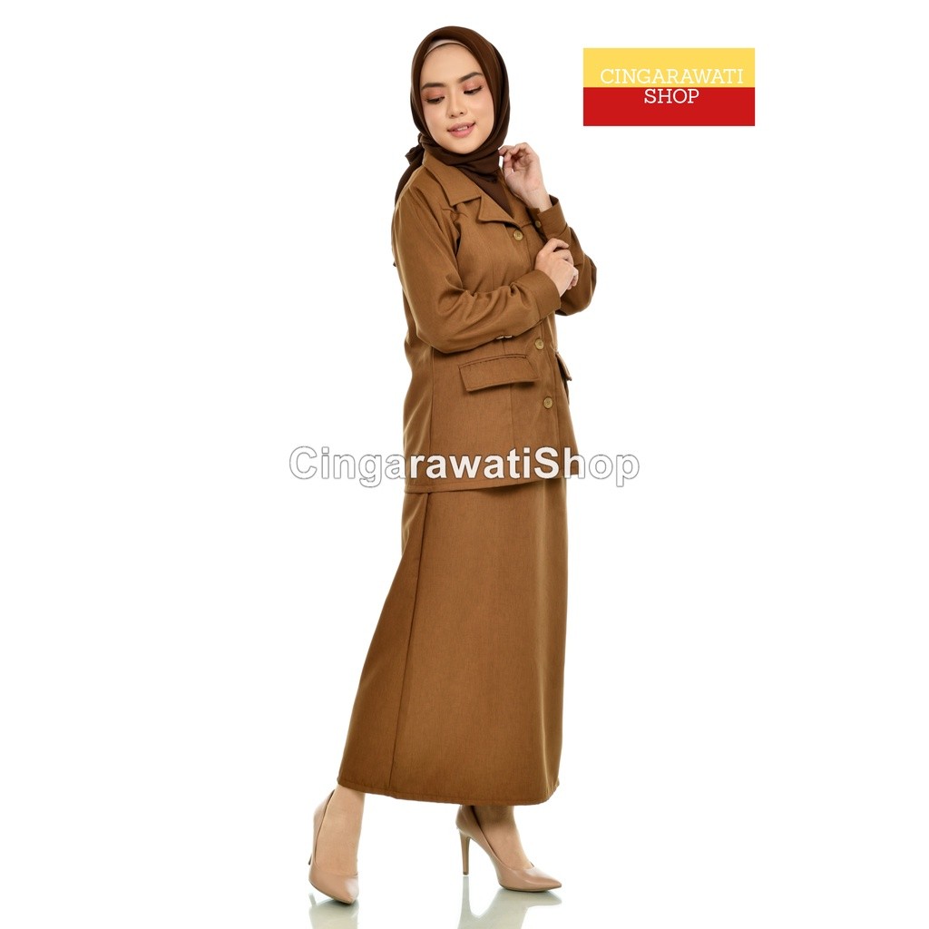 Promo Seragam Pns Wanita Baju Pemda Wanita Baju Dinas Wanita Setelan Rok Pns Setelan Seragam Dinas A
