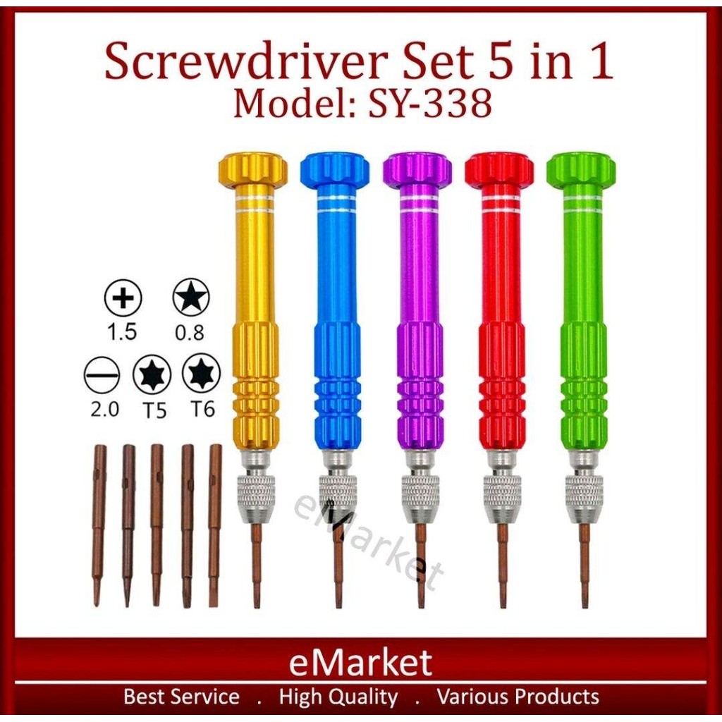 

OBENG SET MODEL BALLPOINT ( ISI 5 MATA OBENG ) Bisa Untuk Smartphone Android