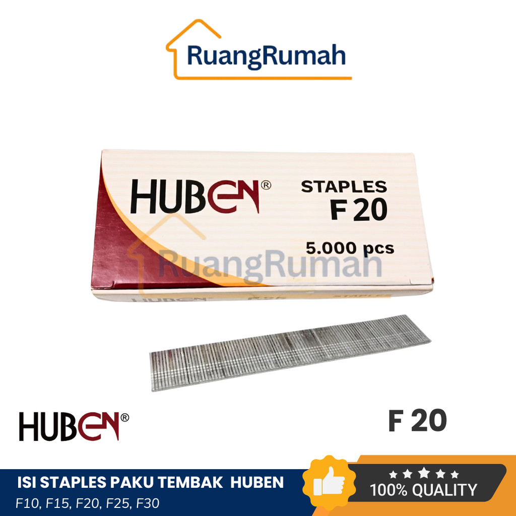 

(Grosir) HUBEN Isi Staples Mesin Tembak Angin F20 Tajam Kuat