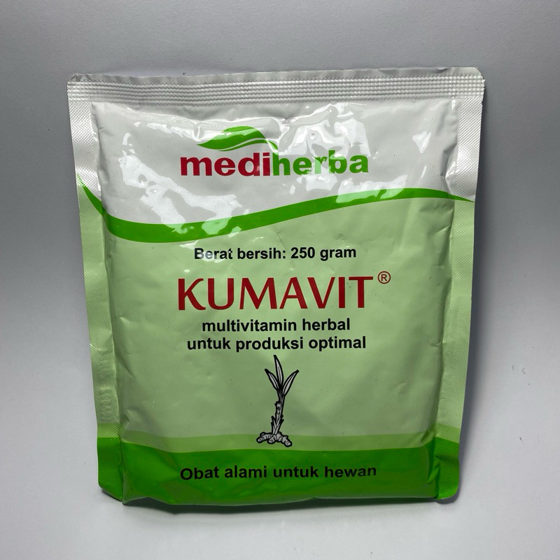

KUMAVIT 250 GRAM X 20 SACHET KEMASAN 1 DUS MEDION MULTIVITAMIN HERBAL UNGGAS AYAM VITAMIN