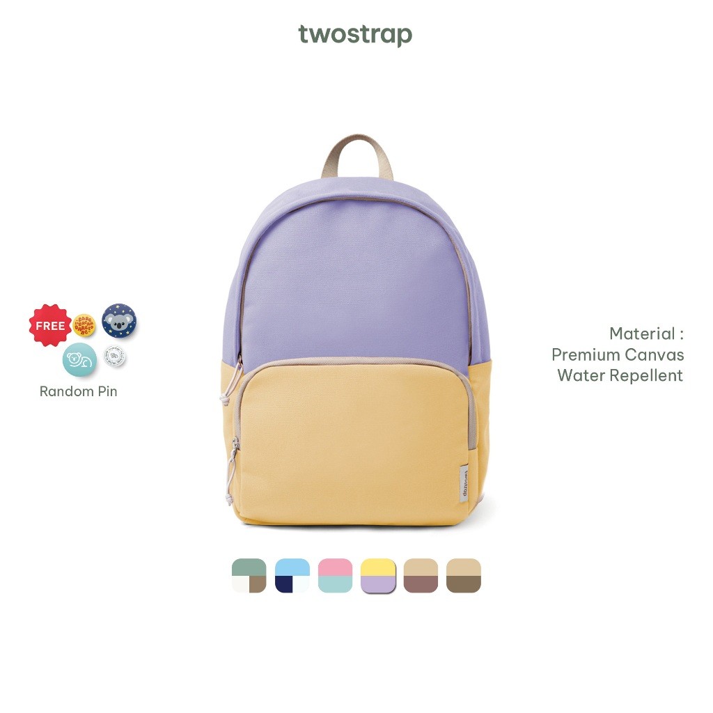 TWOSTRAP - Mini Woofly Backpack - Tas Ransel Laptop Wanita 12 inchCO