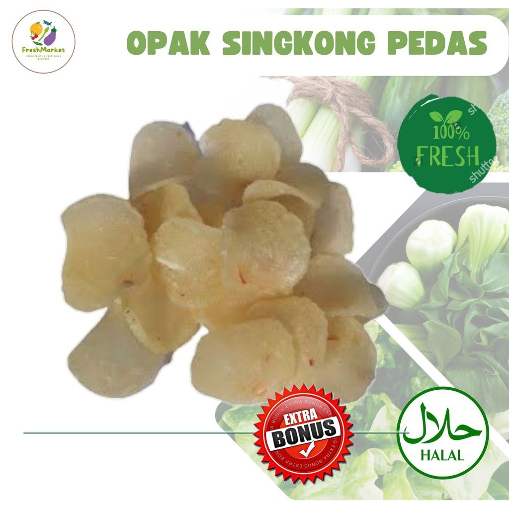 

Opak Singkong Pedas Mentah 1 Kg Sayurinstant