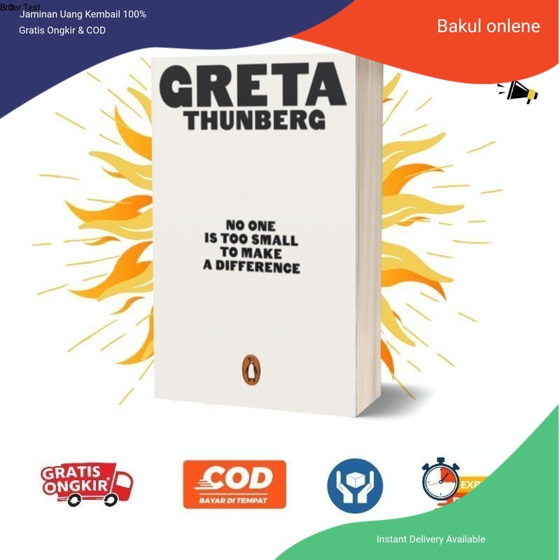 No One Is Too Small To Make A Difference by Greta Thunberg (English)