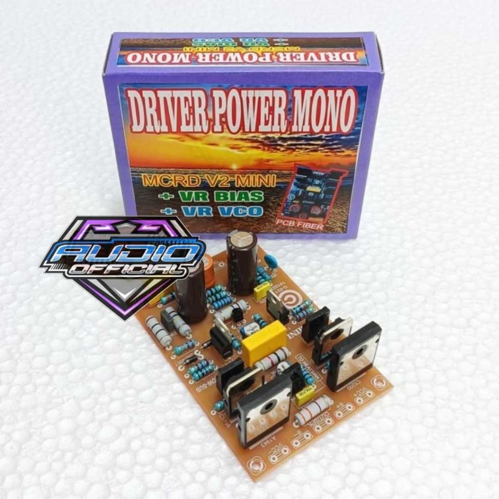 Kit Driver Power Amplifier MCRD V2 Mini Low Sub PCB Fiber glass Original