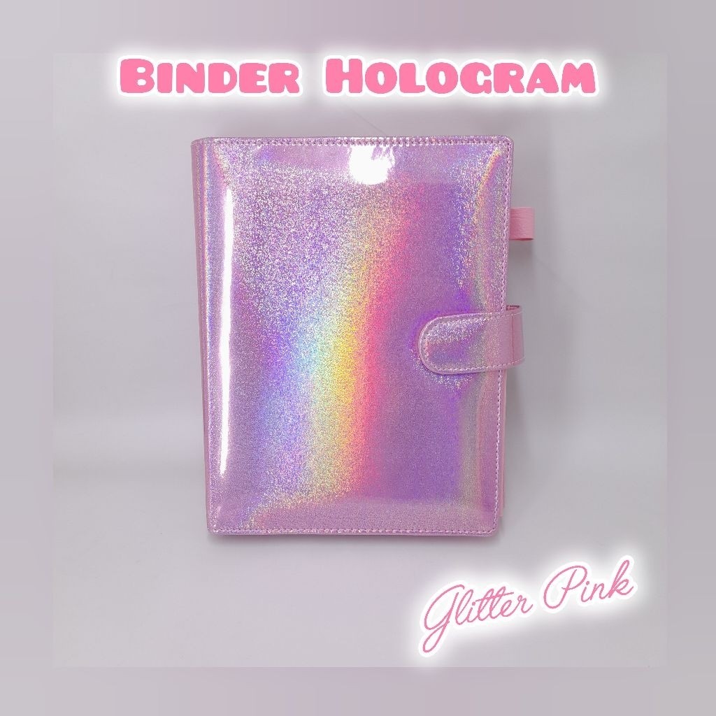 

NEW PRODUK BINDER HOLOGRAM GLITTER A5 20 Ring B5 Ring 26 TERLARIS