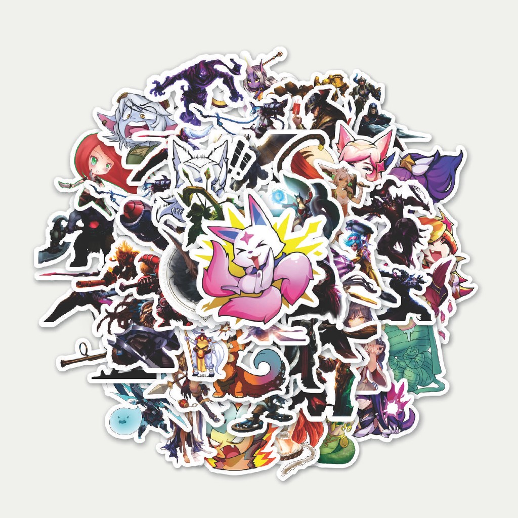 

Sticker Pack Stiker Kartun League Of Legends Skin 7 | Sticker TUMBLR | Stiker LAPTOP KOPER HELM