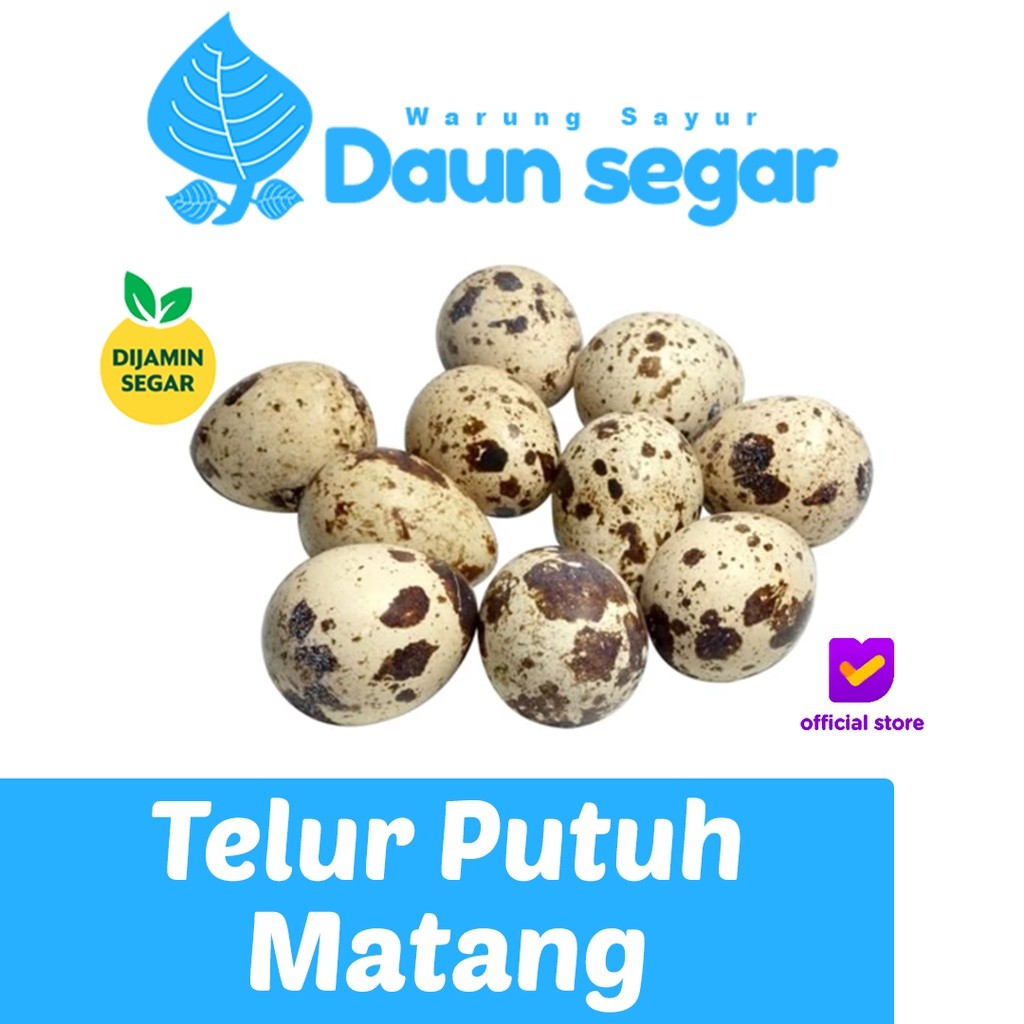 

Telur Puyuh Matang 7 butir