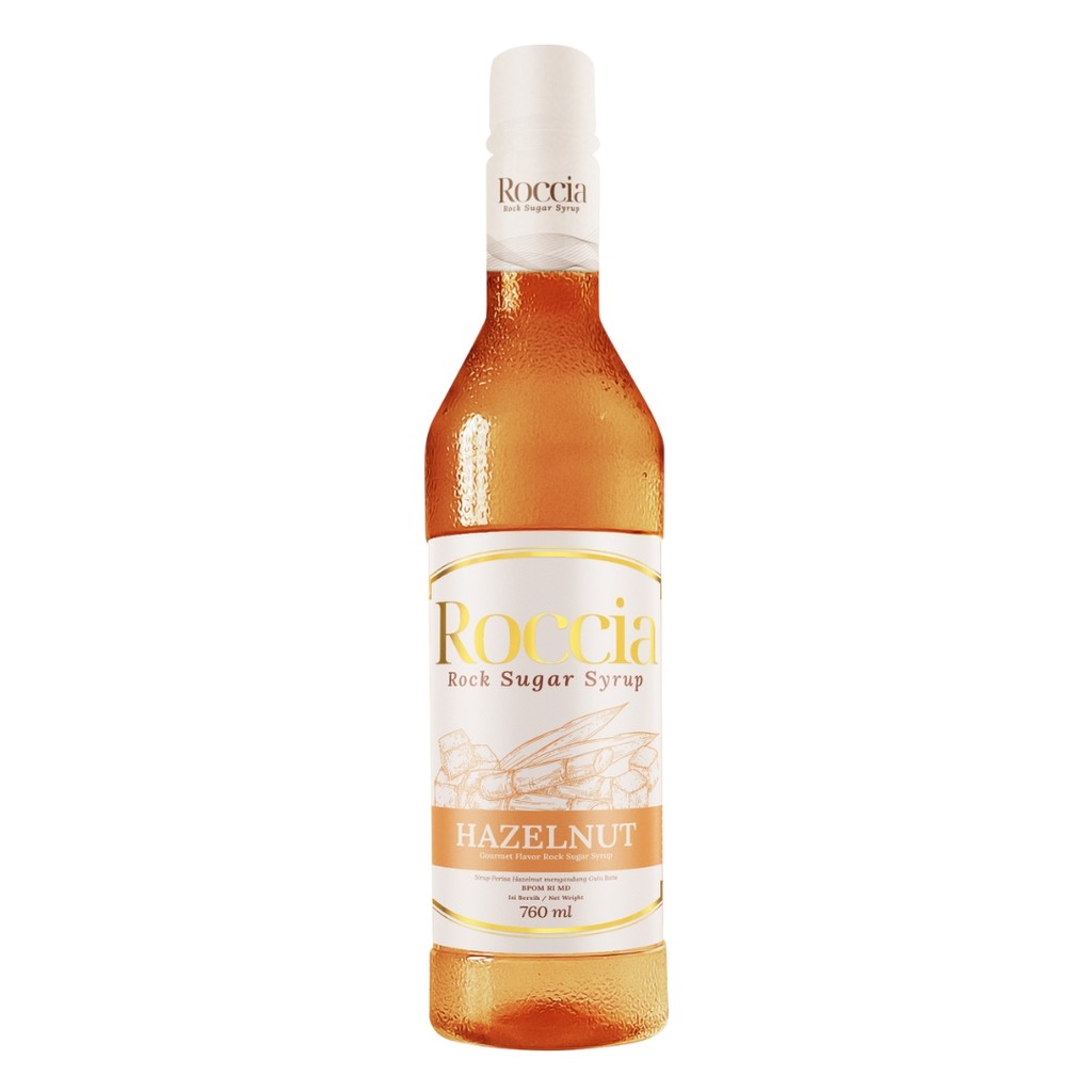 

Roccia Hazelnut Rock Sugar Syrup Sirup Rasa Kacang Hazelnut