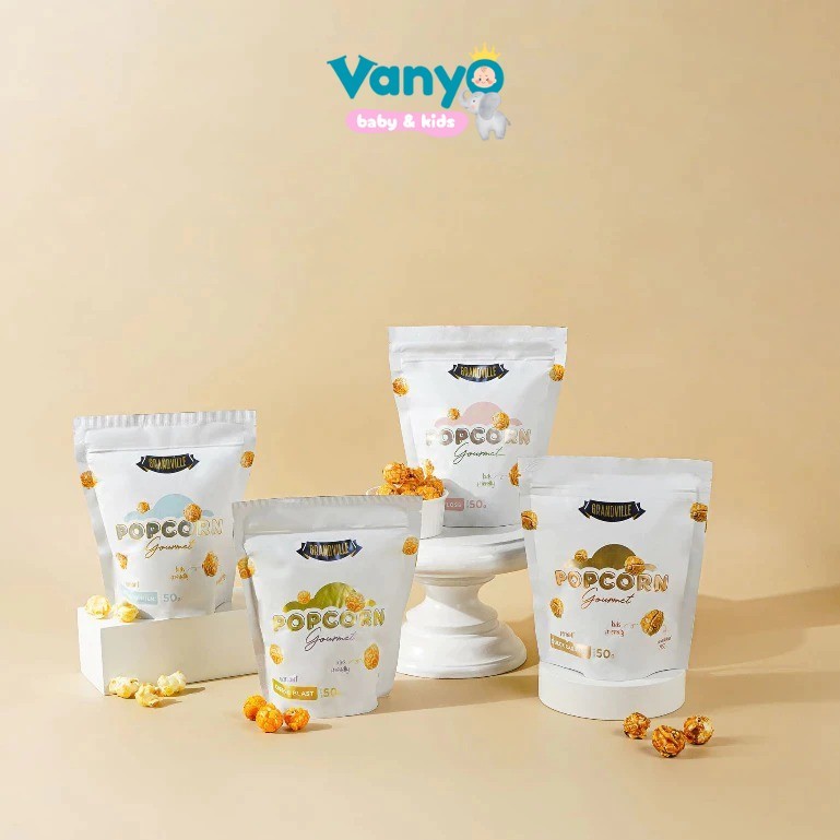 

Grandville Popcorn Gourmet 50gr banyak rasa Snack cemilan anak dewasa enak