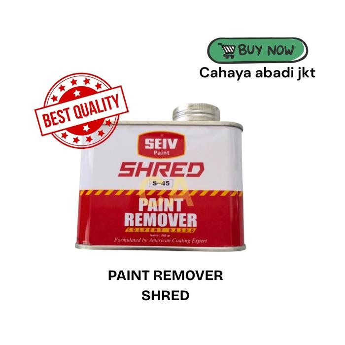 

PAINT REMOVER SHRED 250 GRAM / PAINT REMOVER