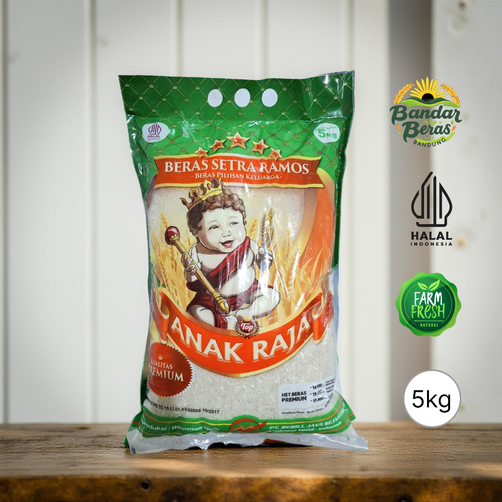

Beras Setra Ramos Anak Raja 5kg - Beras Pilihan Keluarga