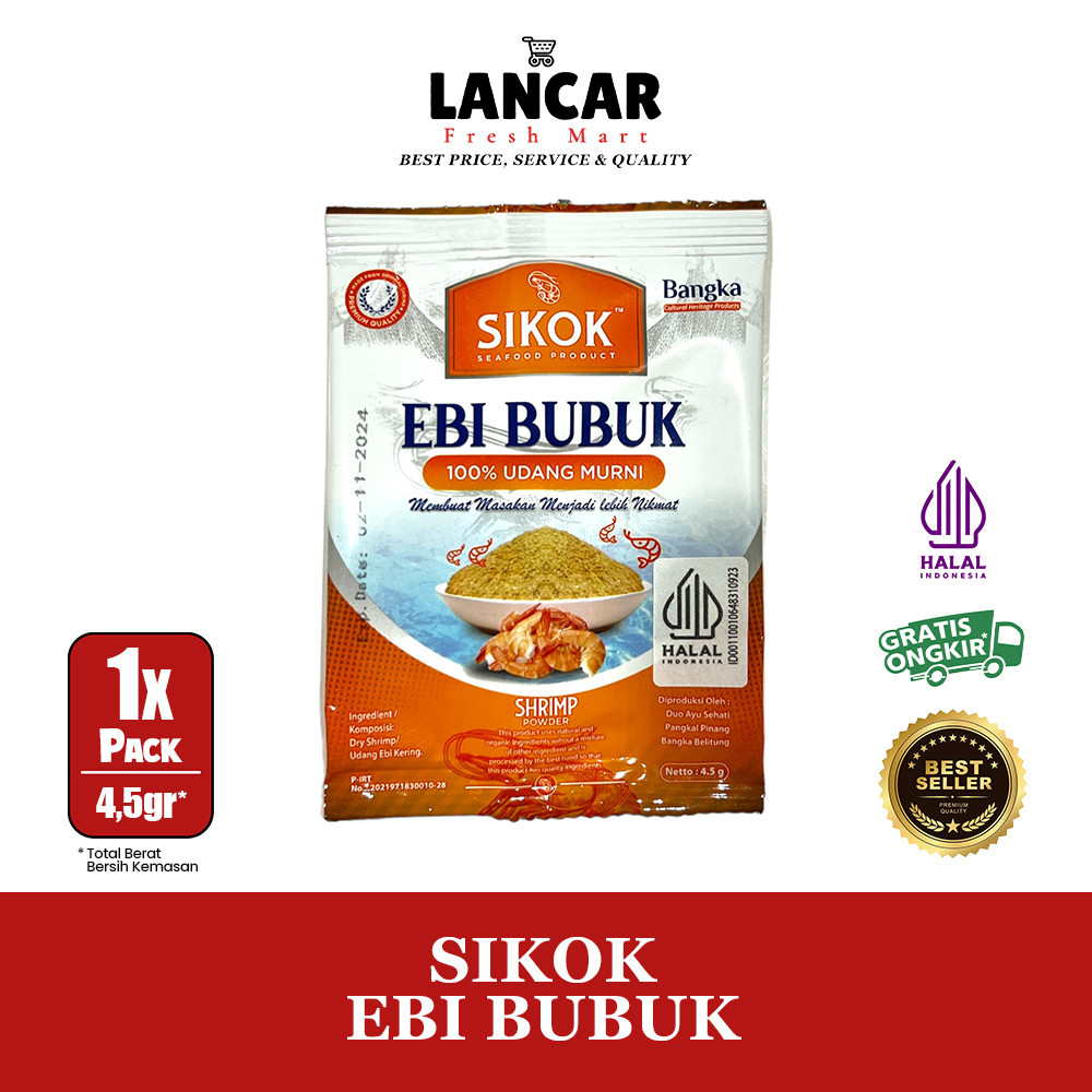 

SIKOK EBI BUBUK SACHET 4,5GR
