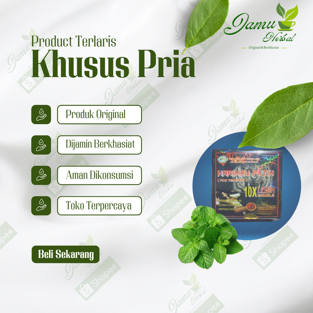 asli//harimau//original//putih//DHJS//kapsul