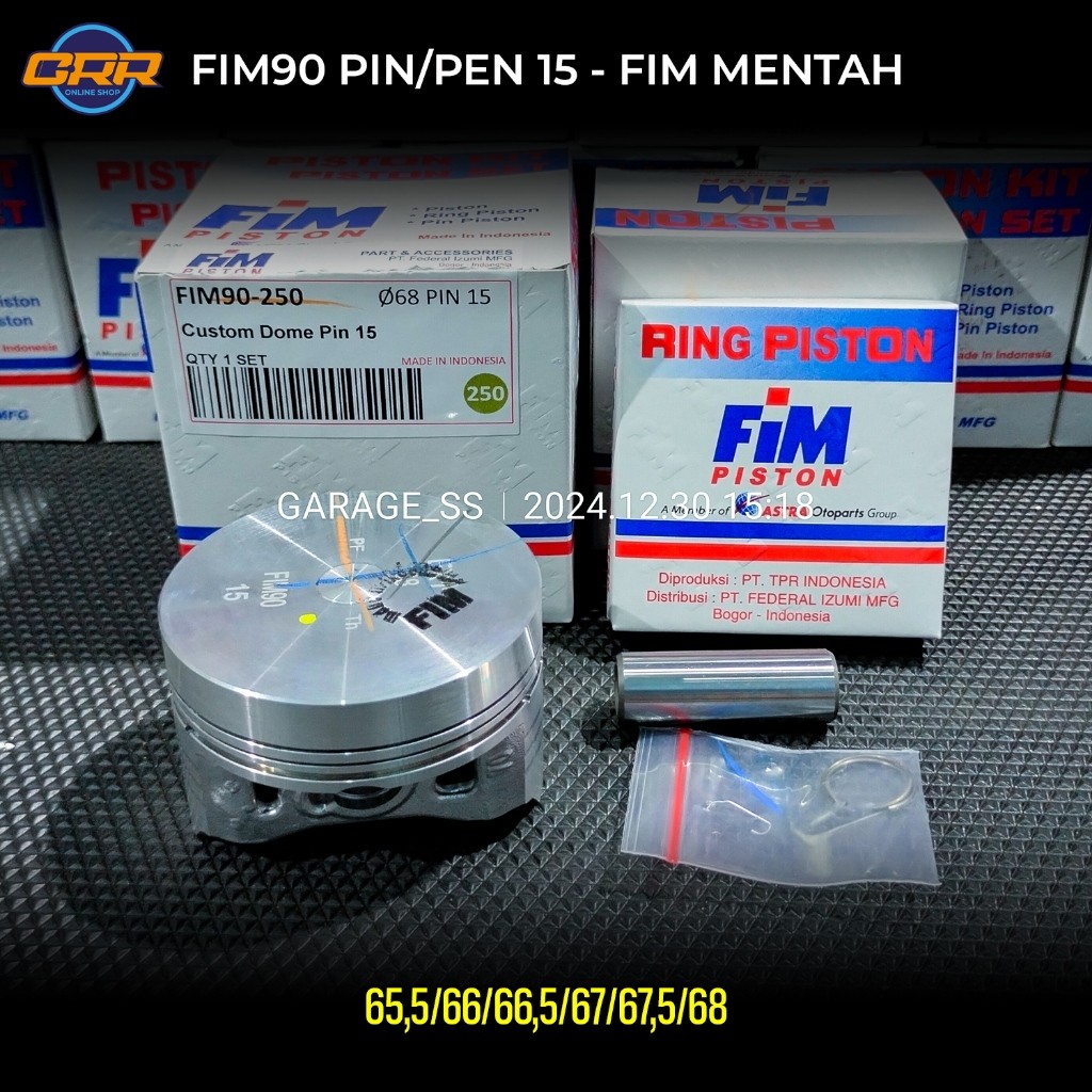 Seher Kit Piston Set TIGER TIGER REVO GLPRO MIO KARBU NOUVO FIM81 FIM90 Diameter 63,5 64 64,5 65 65,