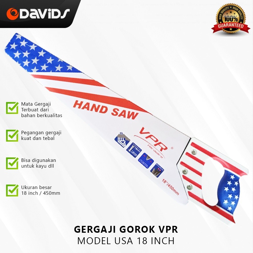 Gergaji Kayu Potong Graji Belah Geraji Tangan Manual Vpr USA