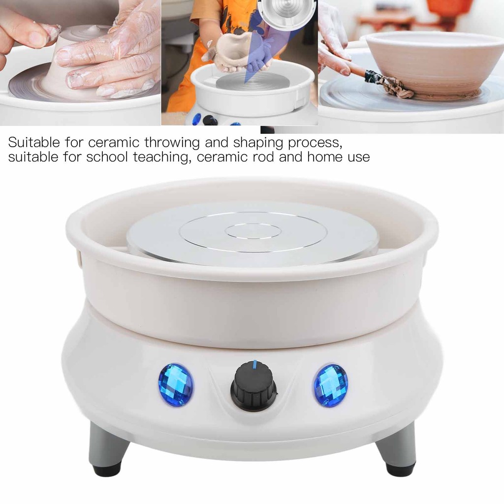 

Electric Pottery Wheel Electric Pottery Wheel Humanized Design Compact Structure 200 RPM Mini Pottery Wheel for Pottery DIY Shop