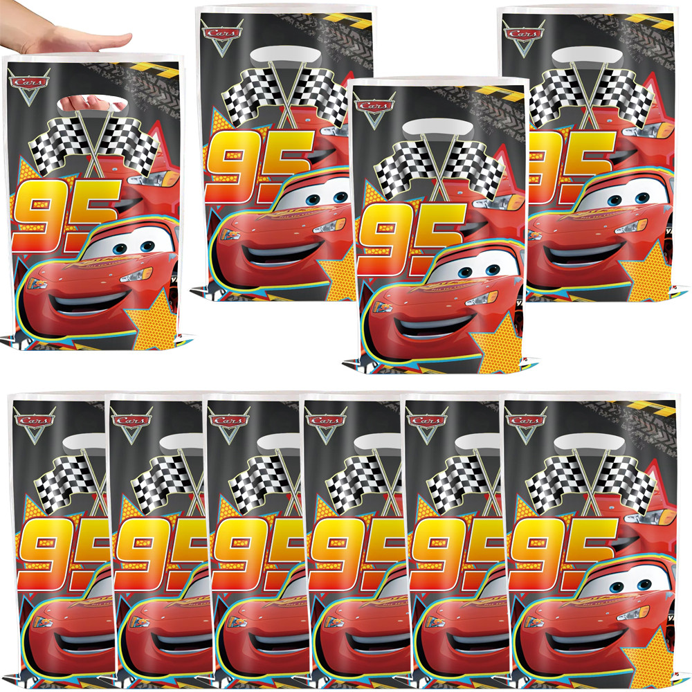 

10/40Pc Disney Cars Gift Bag Candy Loot Bag Lightning McQueen Themed Party Favors Goodie Gift Bags for Kids Birthday Baby Shower