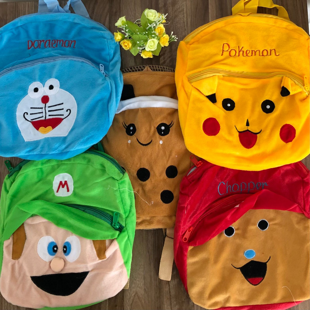 Tas Karakter Kartun Anak-anak Paket 200 ribu Dapat 5 pcs