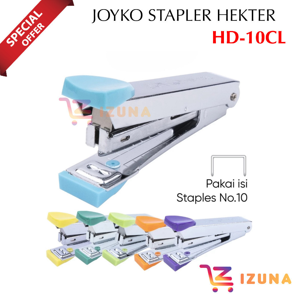 

IZ - ATK015 STAPLER STEPLER JOYKO HD-10CL / STAPLER STEPLER JEPRETAN JOYKO / HEKTER / STEPLES HEKTER KECIL NO 10