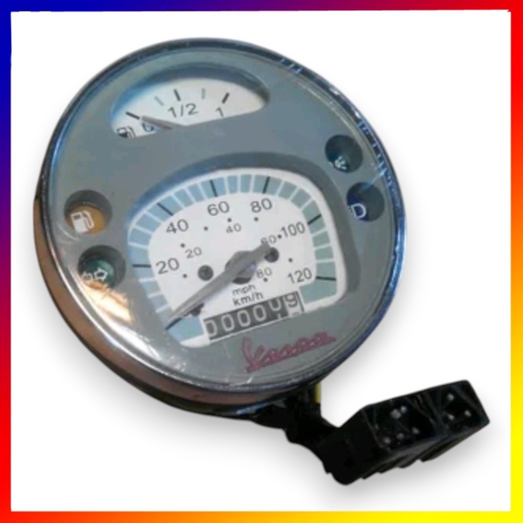 Speedometer Vespa New PX Presisi Jelas Akurat Desain Modern Cocok Harian & Restorasi Motor Klasik