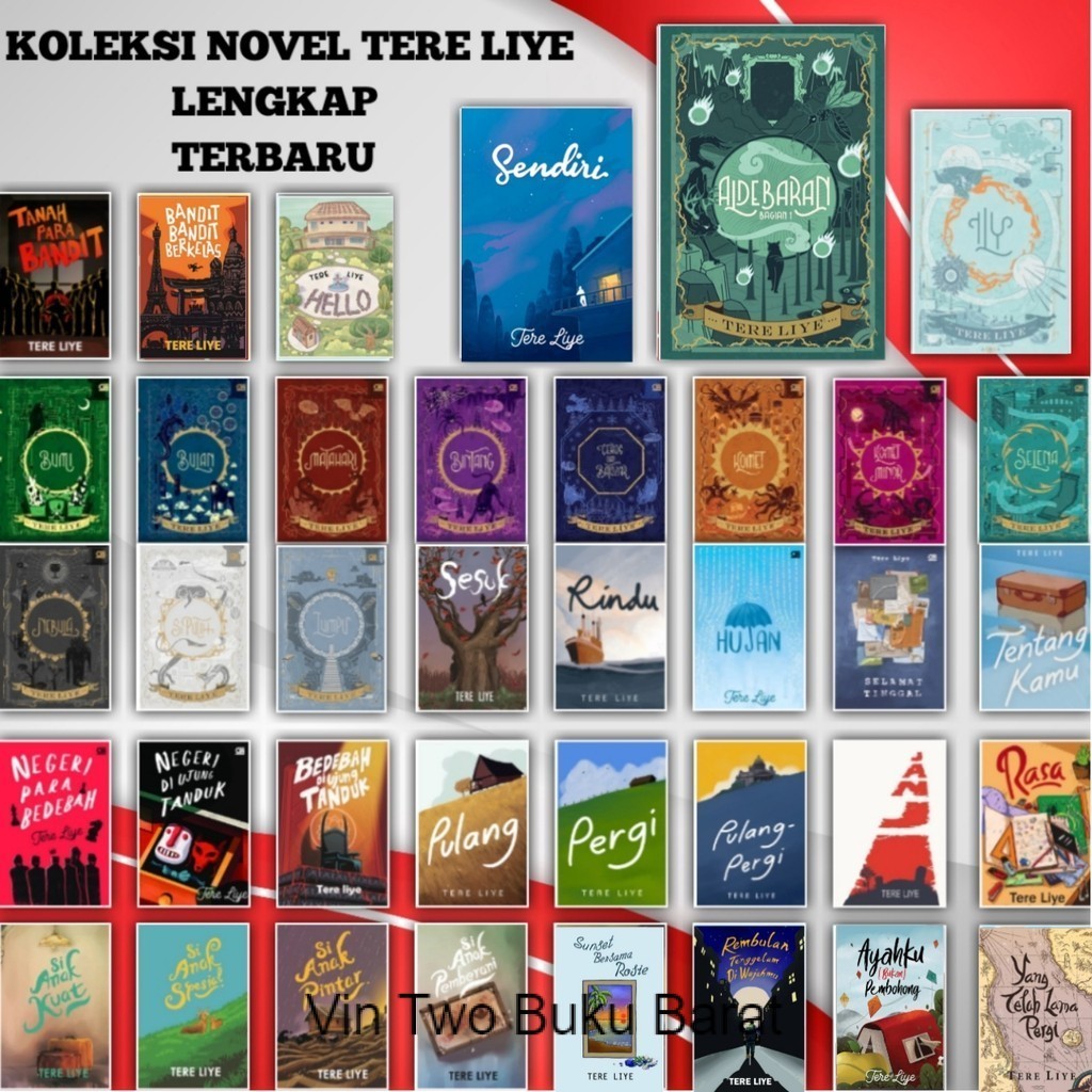 Bebas Pilih Buku Novel Tere Liye Series Paket Bumi ILY Aldebaran Tanah Para Bandit Bandit Berkelas S