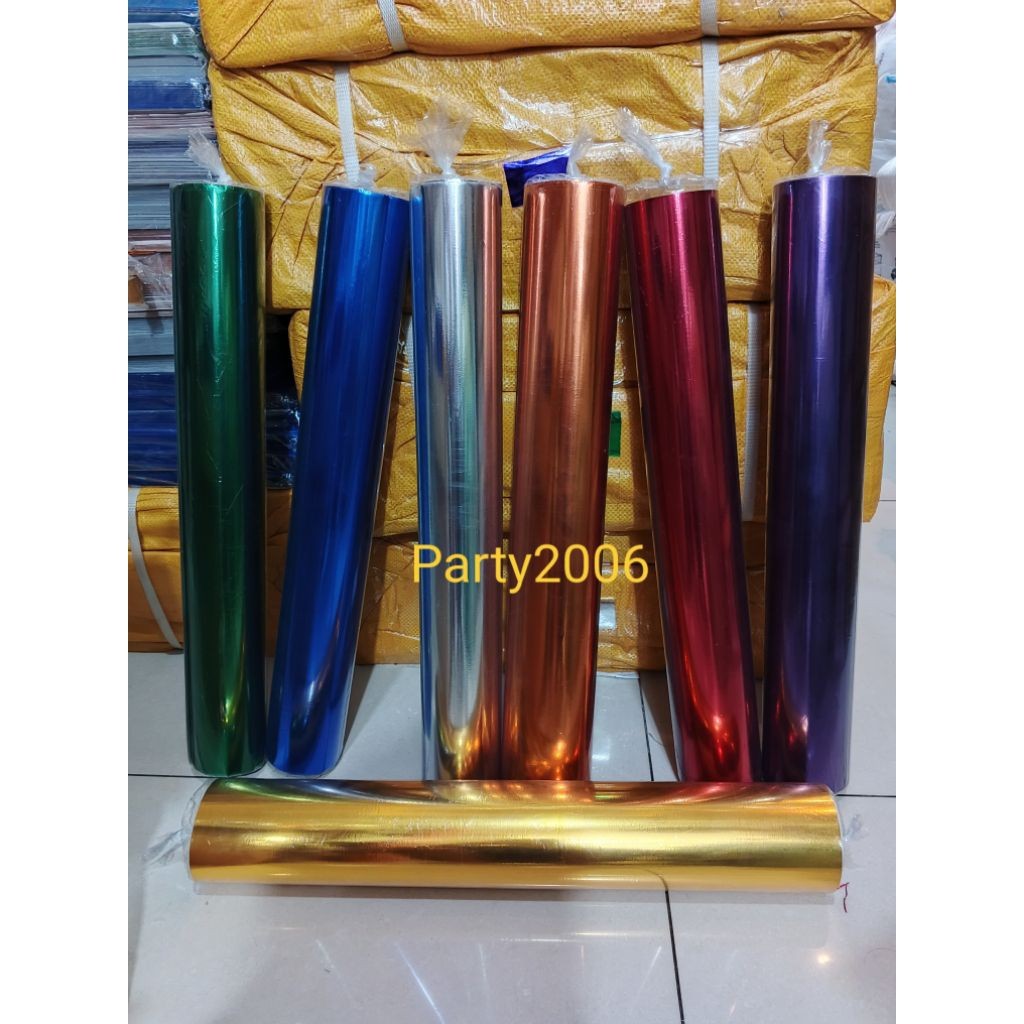 

MER.SHOP isi 50pcs Kertas Metalik / Kertas Mengkilap / Kertas Kerajinan