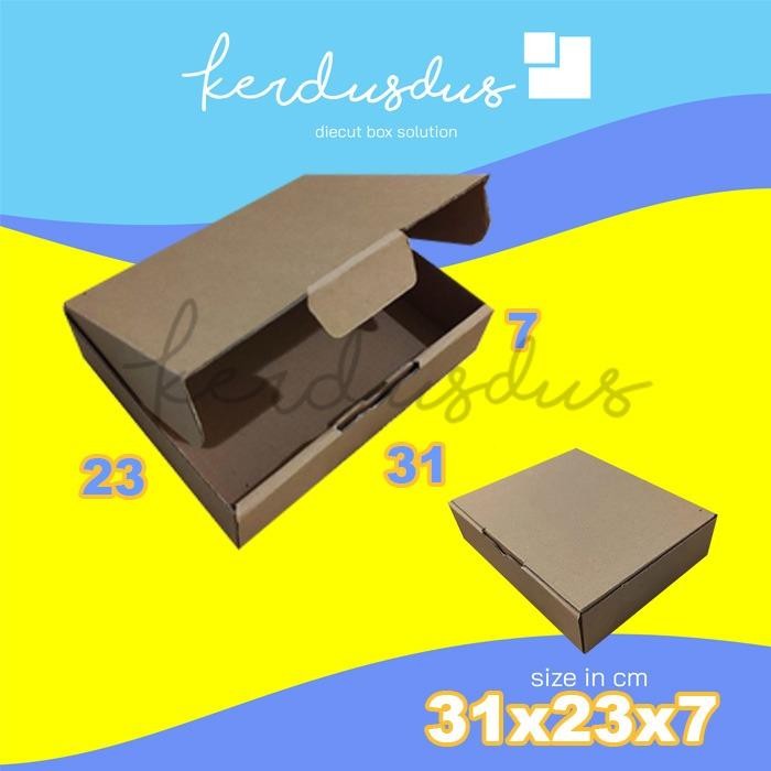 

31x23x7 cm kardus carton box diecut pizza kue packing packaging