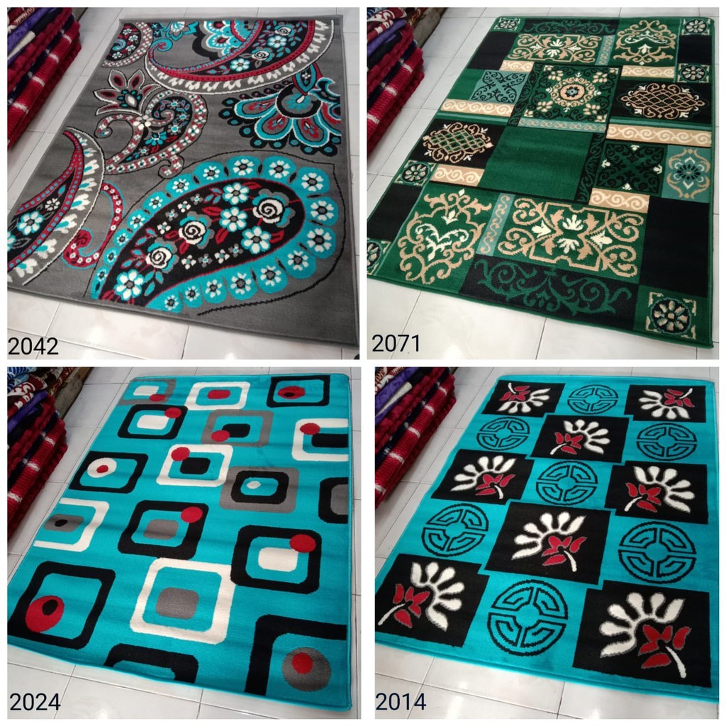 Karpet Permadani MODERNO 115x155 karpet bawah meja karpet lantai karpet minimalis karpet modern