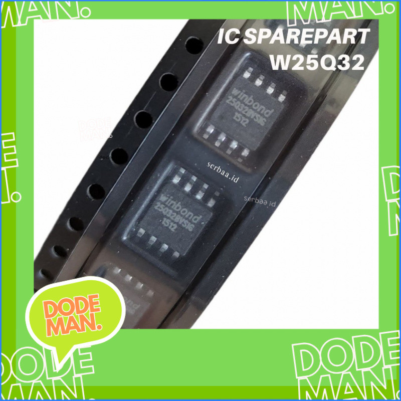 IC Memory W25Q32 W25Q32BVSIG 25Q32 WINBOND IC FLASH IC BIOS 4 MB - DODEMAN