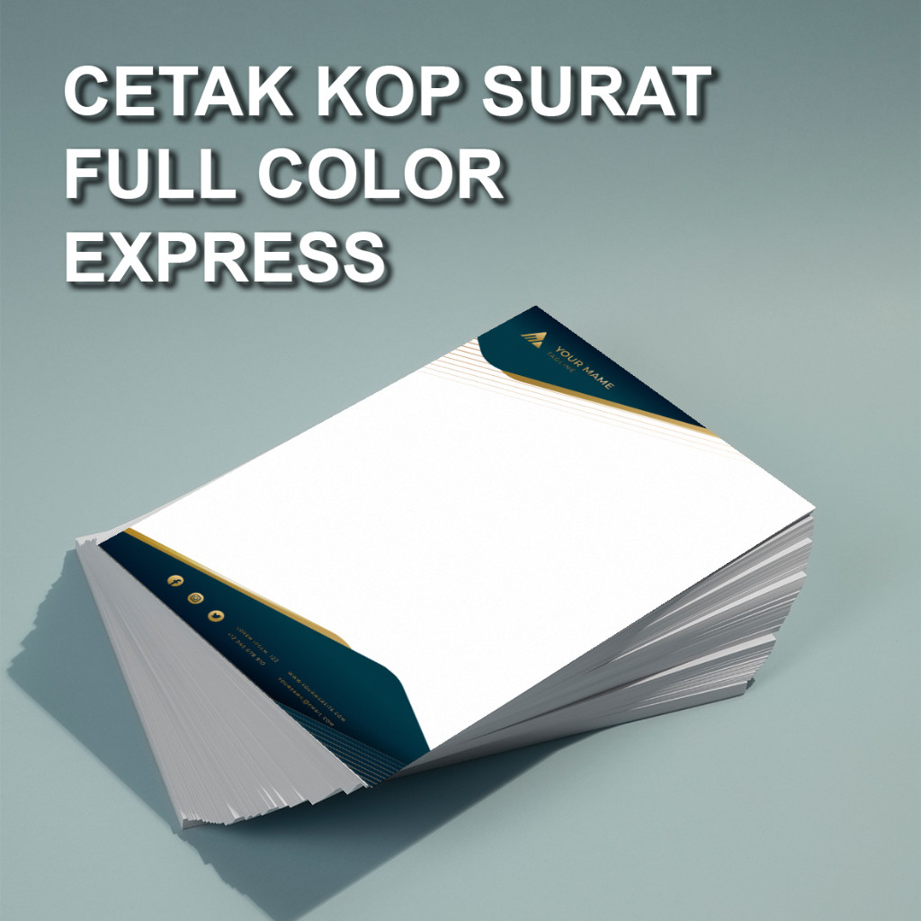 

0136 Cetak Kop Surat A4/F4 Full Warna Express Tanpa Tepi (Borderless)