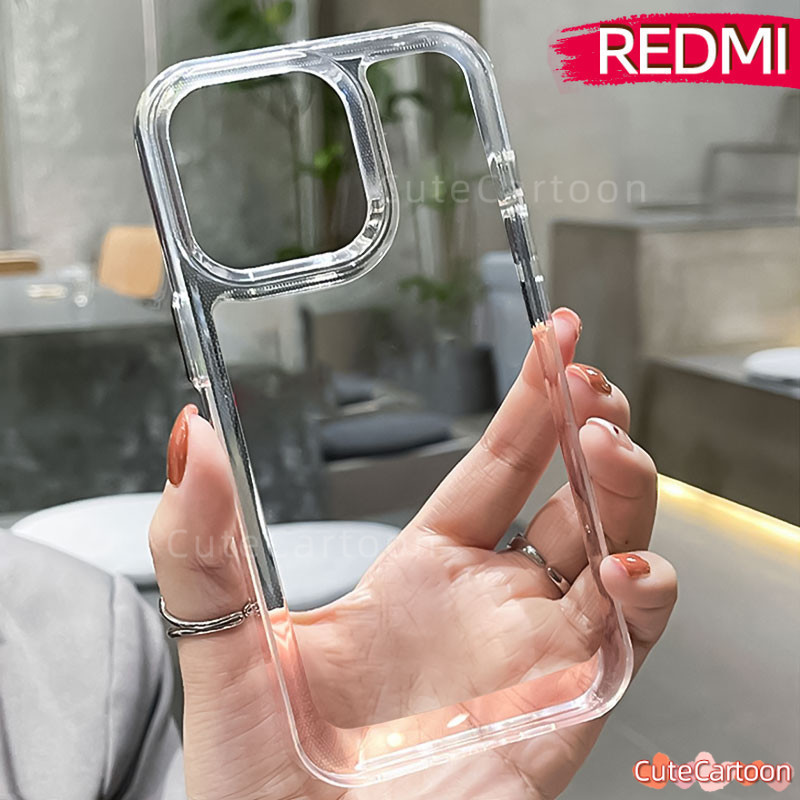 Transparan Casing hp Redmi 12 13C 9C 12C 10C A3 Note-12 13 11 9 10 Xiaomi-POCO M4 Pro 14T 13 12 T Li