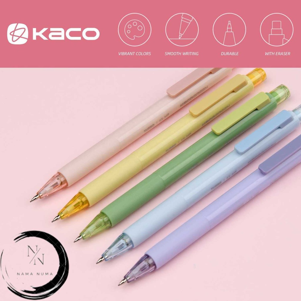 

Kaco TURBO Pensil Mekanik Mechanical Pencil 0.5mm with Refill - K5-MP