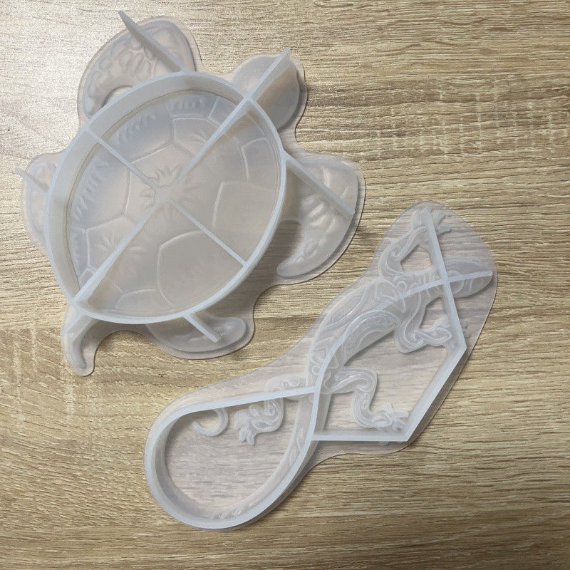 

Pattern Gecko Sea Turtle Ornament Silicone Mold DIY Crystal Epoxy Resin Plaster Mold