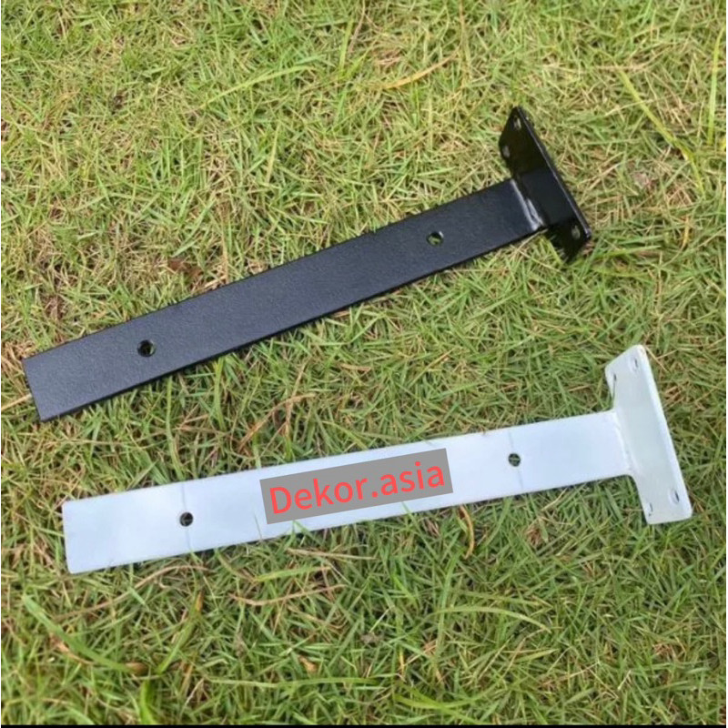 Braket siku penyangga papan/braket siku ambalan/rak tempel dinding