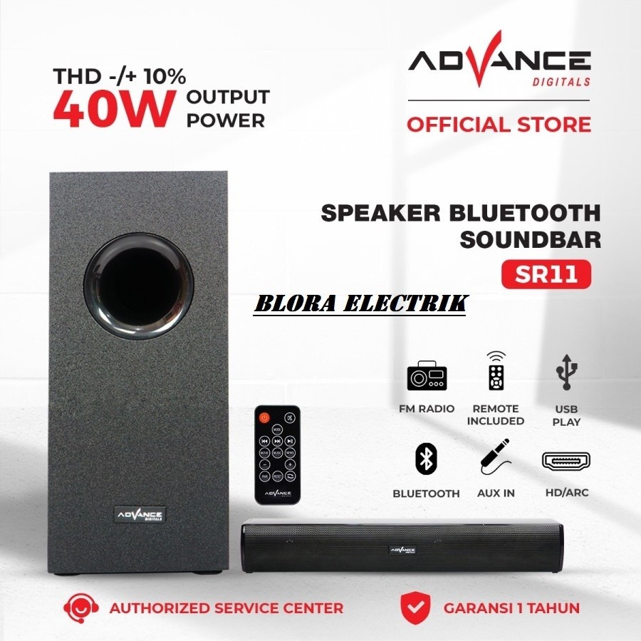 

Advance Digitals Audio SR11 Soundbar dan Subwoofer Speaker Multimedia Bergaransi