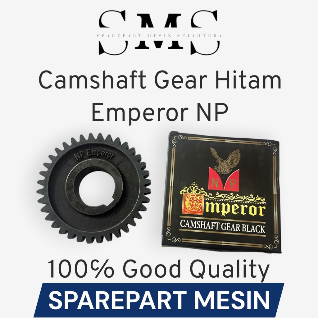 Sparepart Mesin Diesel NP camshaft gear black emperor NP S195 100% ASLI