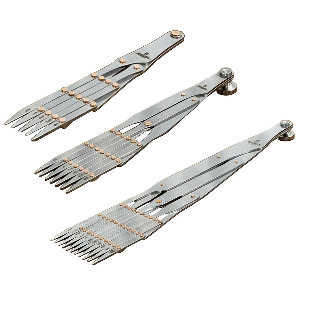 

Leather Craft Belt Quick Mark Equally Spacing Isometric Divider Ruler Tool Knife Cutter Punch DIY Leatherworker Auxiliary Tools