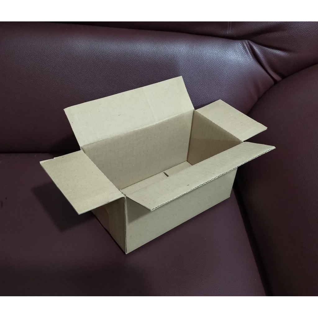 

KARDUS BOX uk 23x14,5x5 CM Kotak Packaging Corrugated SHEET POLOS = 100pcs