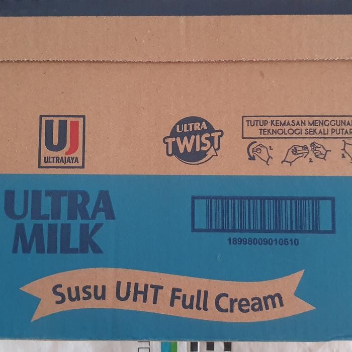 

Susu UHT Ultra Milk Full Cream 1000ml 12pcs