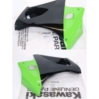 Fairing Bawah Ninja RR OLD ORIGINAL Kiri Kanan HITAM HIJAU KIRI 55028-1356-20P KANAN 55028-1357-20P