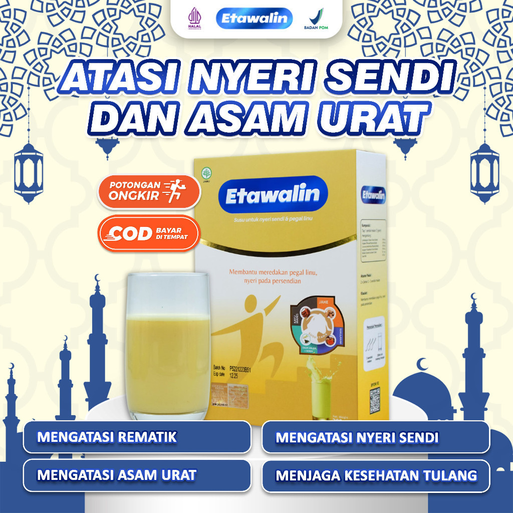 

Etawalin Susu Etawa Herbal Nyeri Sendi 1 Bok