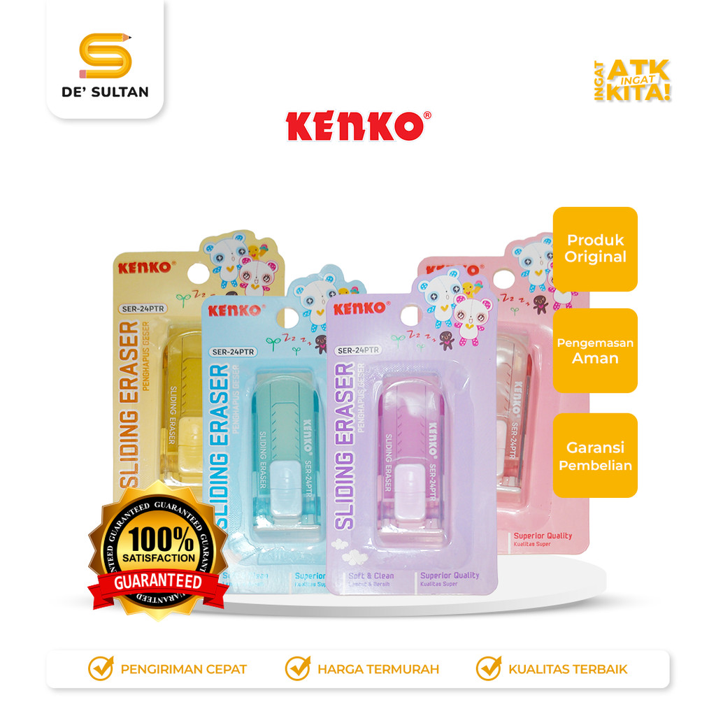

KENKO PENGHAPUS GESER/ SLIDING ERASER SER-24PTR (1PC)