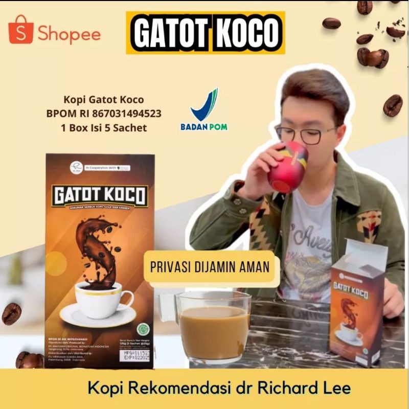 

PRODUK TERBARU Kopi Gatot koco (distributor resmi)