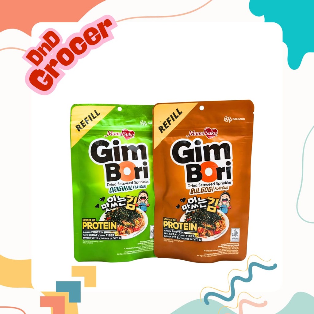 

Gim Bori Abon Rumput Laut Tabur 50gr Pouch