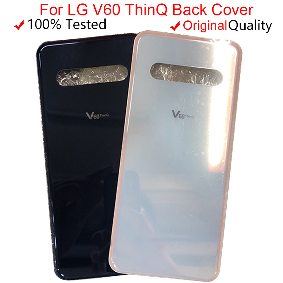 For LG V60 ThinQ Battery Cover Back Glass Housing Back Case Backshell For LG V60 Thinq Back Battery 
