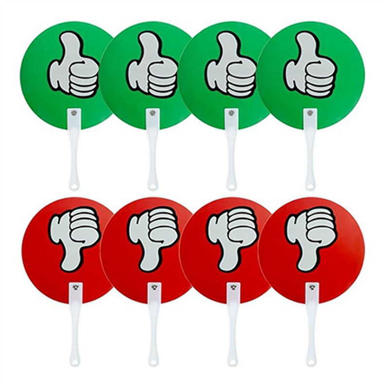 

A99E-30 Pack Thumb Thumbs Down Classroom Voting Paddles Small Group Classroom Supplies Teacher Supplies, Yes Or No