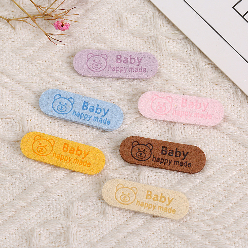 

PU Leather Labels Tags Handmade Labels Made with Love DIY Clothes Hats Bags Custom Labels Sewing Tags Sewing Accessories