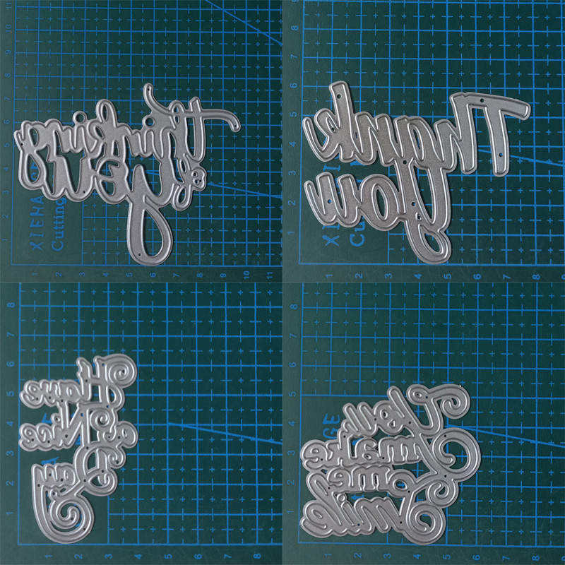 

english letter Metal Cutting Dies Mold Scrapbooking Decoration Paper Cards Craft Knife Mould Blade Punch Template Embossing Sten