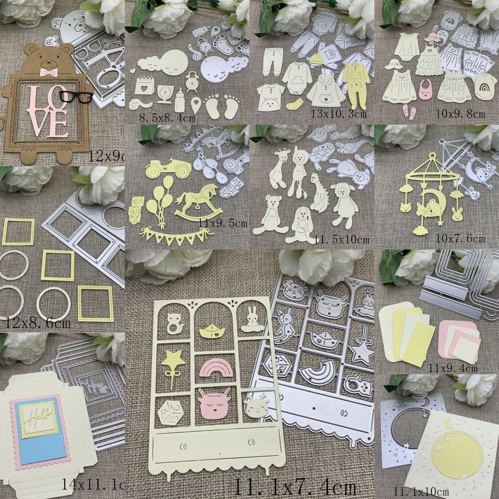 

New Baby series decoration Metal Cutting Dies Stencils Die Cut for DIY Scrapbooking Album Paper Card Embossing