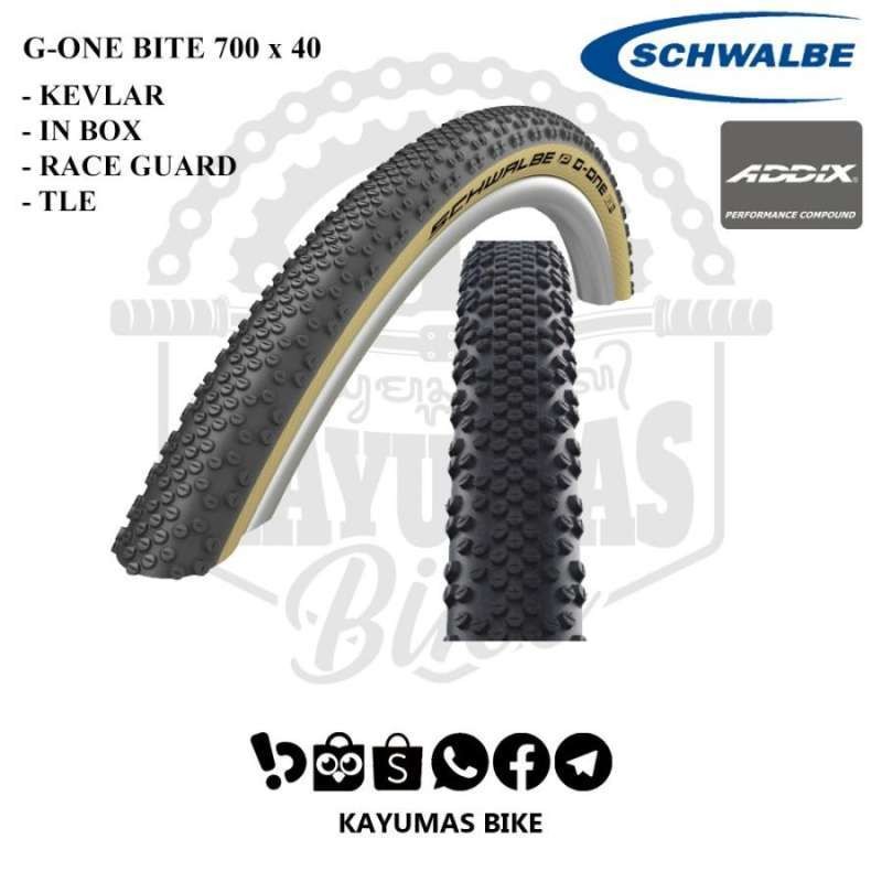 BAN LUAR SCHWALBE PERFORMANCE G-ONE BITE 700 x 40 TLE FOLDING